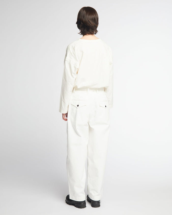 G.o.D Field Chino White Denim Milk