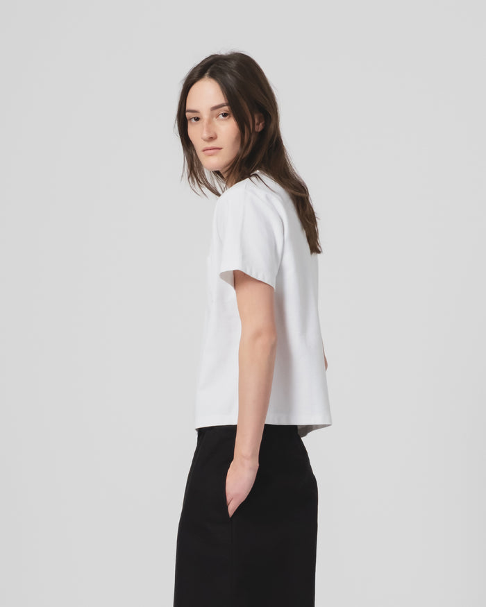 G.o.D Pocket T Organic Open End Jersey White