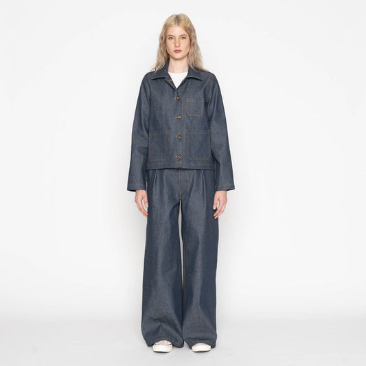 Gracie Jacket - Natural Indigo - Indigo by Naked & Famous Denim