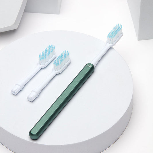 Green Toothbrush + 2 brush heads