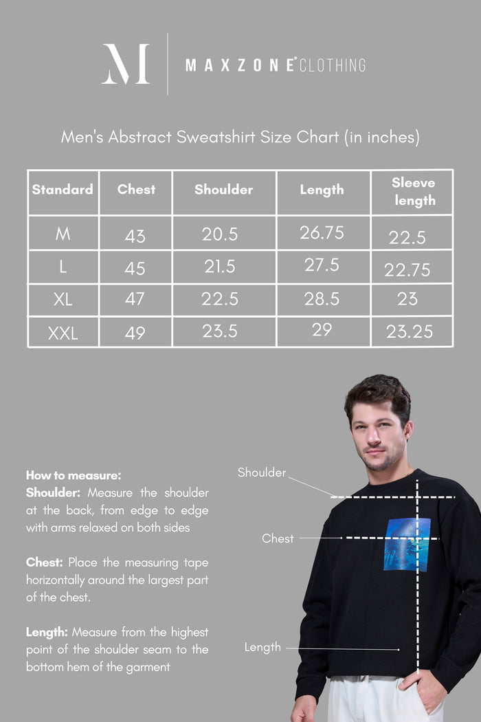 Grey - Abstract Sweatshirt