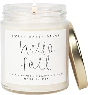 Hello Fall Candle