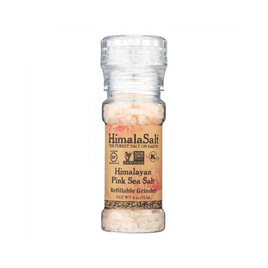 HimalaSalt Himalayan Pink Sea Salt Refillable Grinder 113g