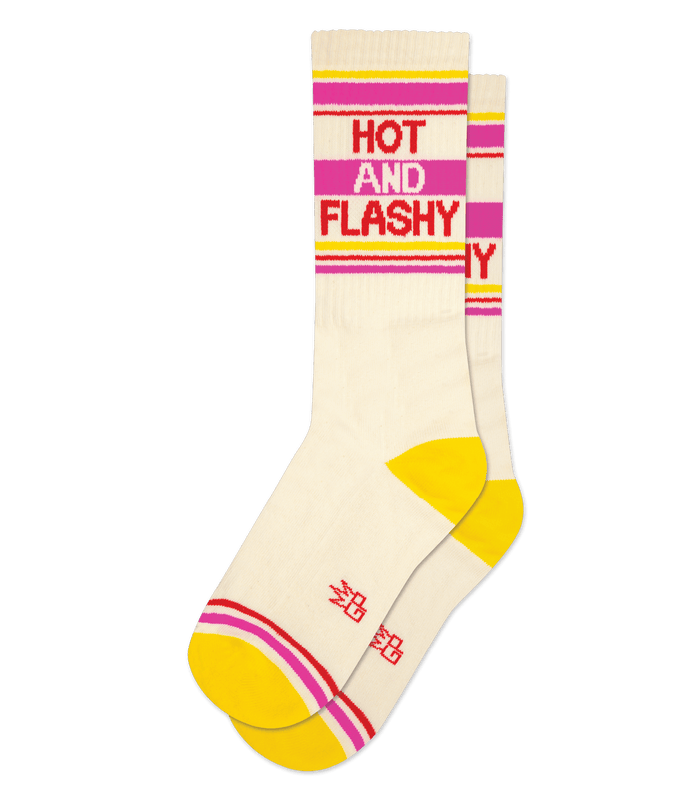 Hot 'n Flashy Premium Cotton Gym Socks