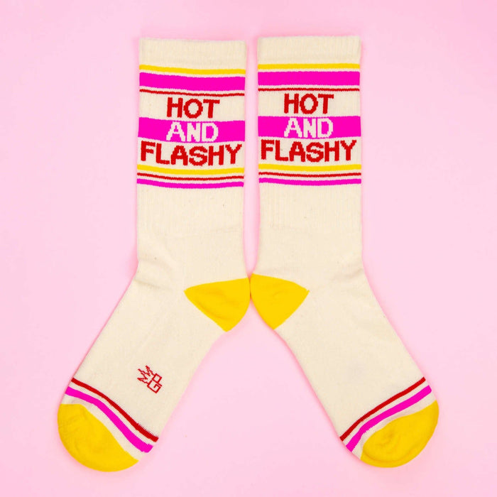 Hot 'n Flashy Premium Cotton Gym Socks