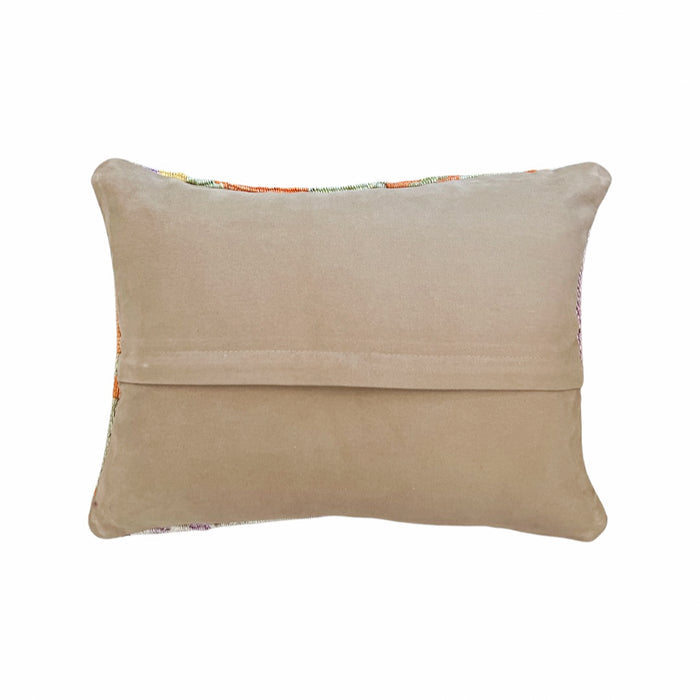 howdy iii Handmade Turkish kilim pillow cover made with vintage rugs 9x12 pastel