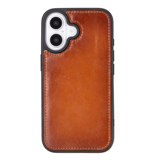 iPhone 16 E Leather Snap - on Flex Flat by Hardiston - premium iPhone 16 Cases