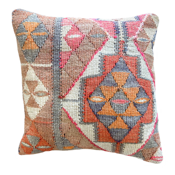 Kink Kilim Pillow (16x16)