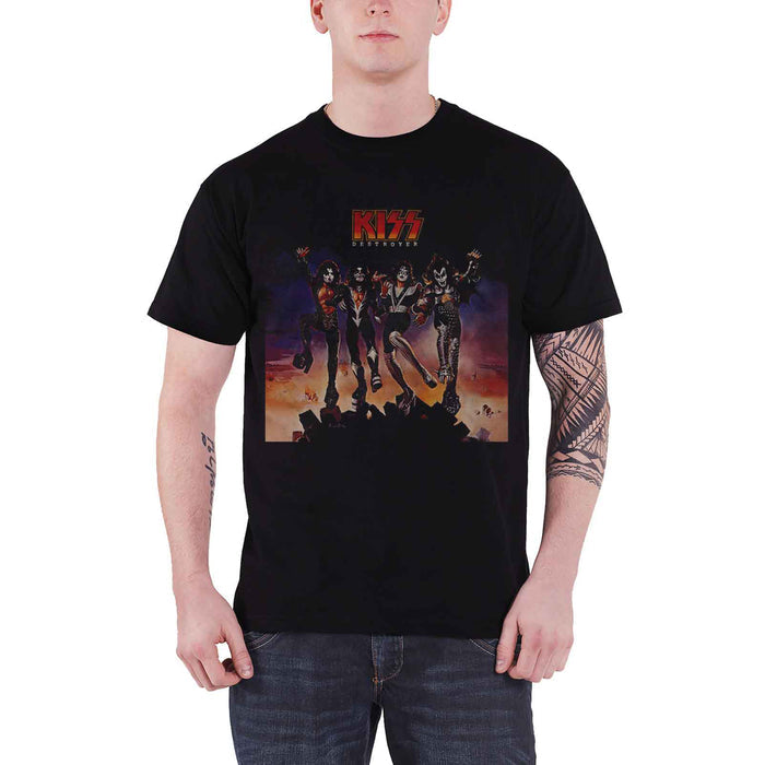 KISS - DESTROYER - T-Shirt Black