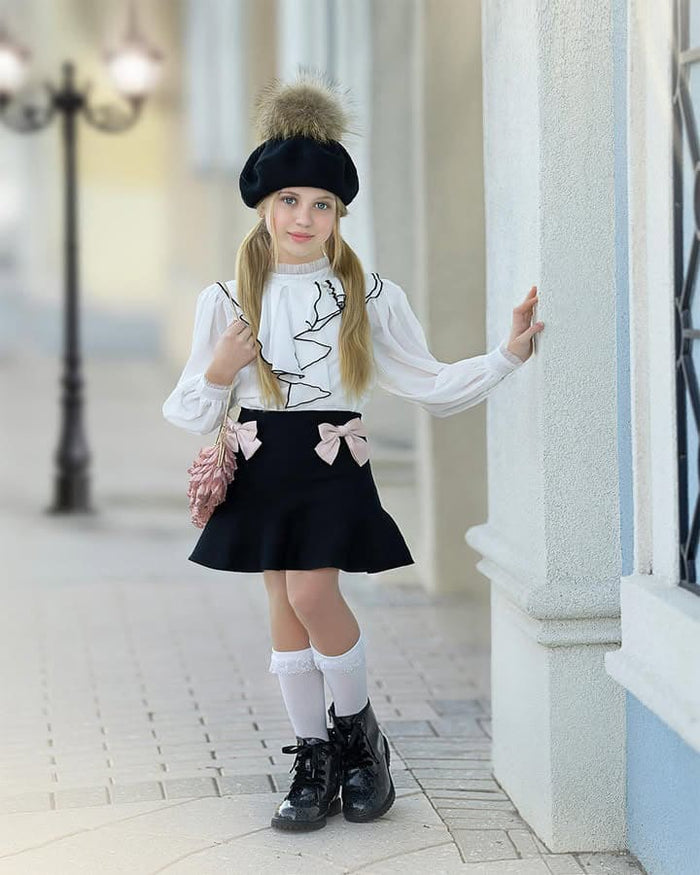 Lana Ruffle Knee High Socks - Petite Maison Kids