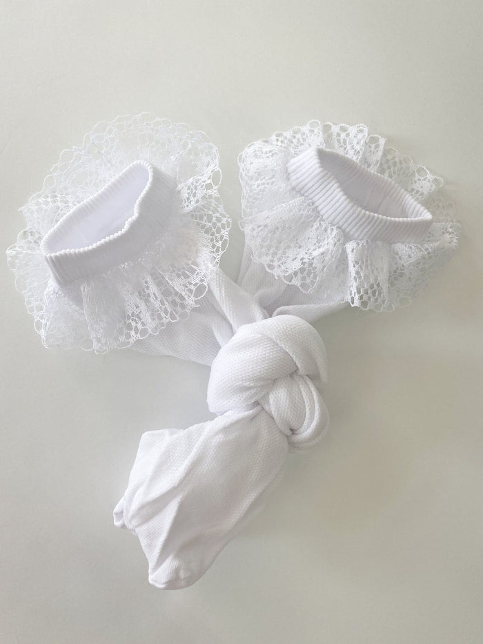 Lana Ruffle Knee High Socks - Petite Maison Kids
