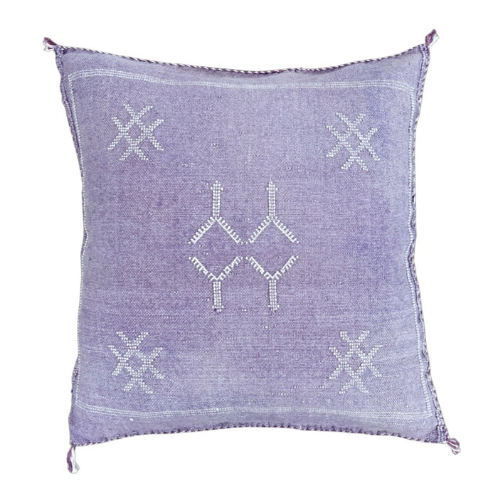 Lavender XXIII Moroccan Sabra Cactus Silk Pillow