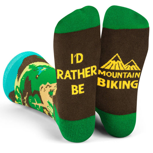 Lavley - I'd Rather Be Mountain Biking Socks