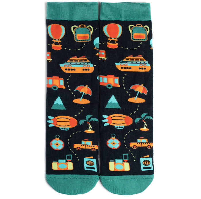Lavley - I'd Rather Be Traveling Socks