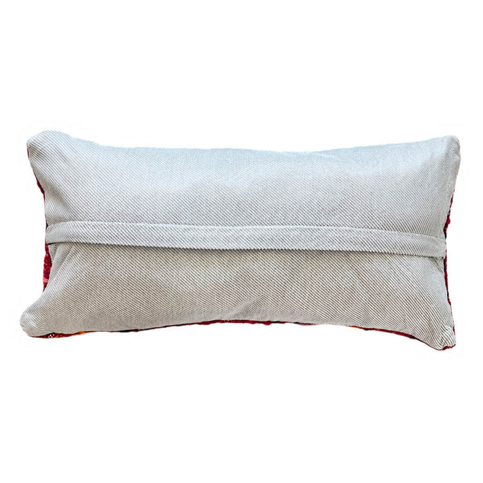 Leona Lumbar Kilim Pillow (10x20)