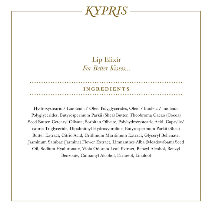 KYPRIS Beauty-Lip Elixir Balm-Skincare-KYPRIS_ImageWithIngredients_LipElixirBalm_GS5_6-The Detox Market |
