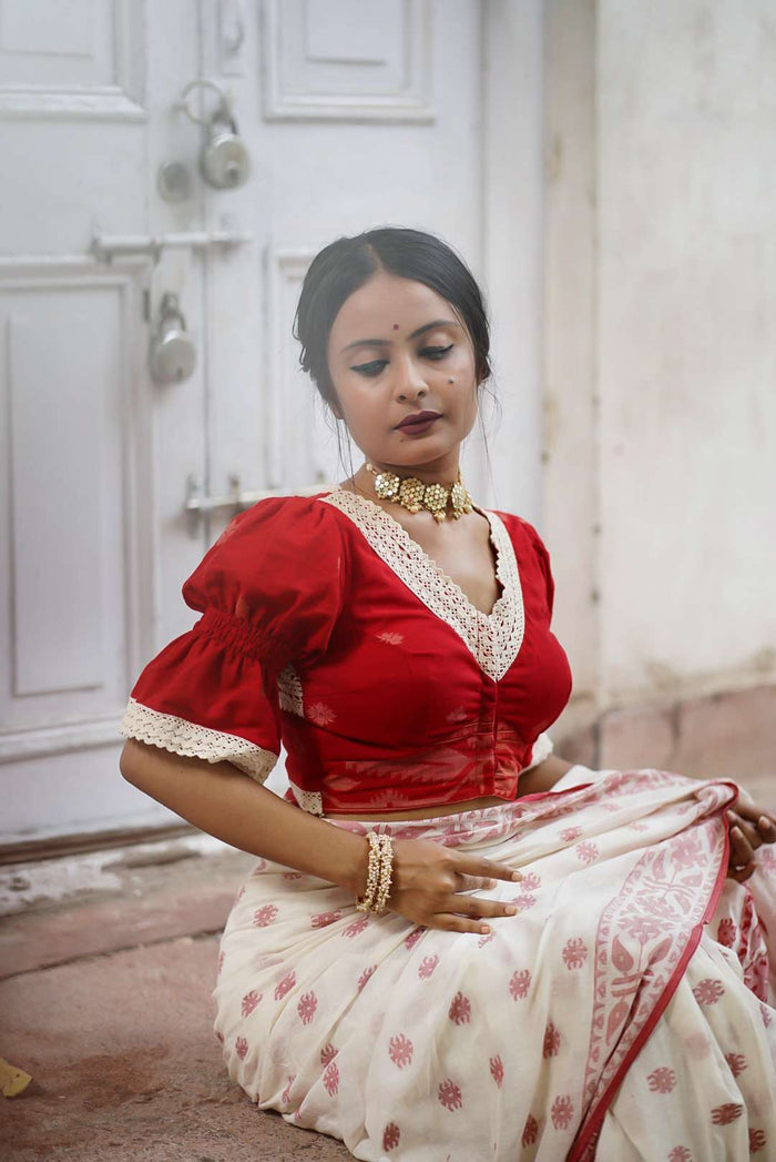 Malini in Red Puff