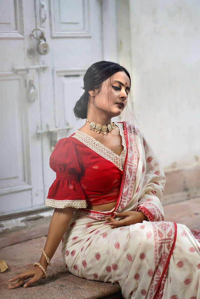 Malini in Red Puff
