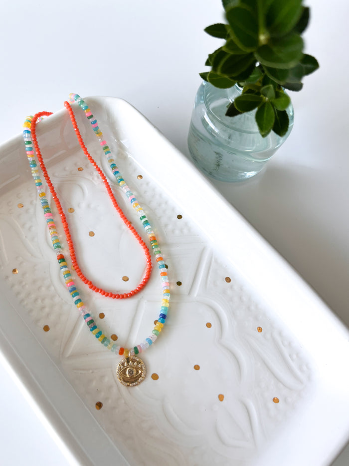 Mandarin Crystal Choker Necklace