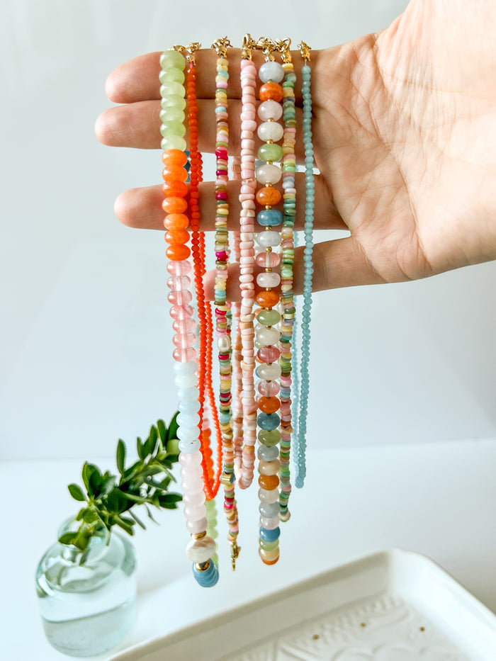 Mandarin Crystal Choker Necklace