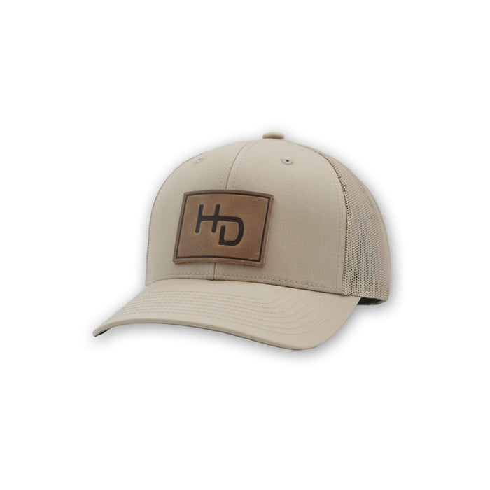 Merc Square Leather Patch Cap