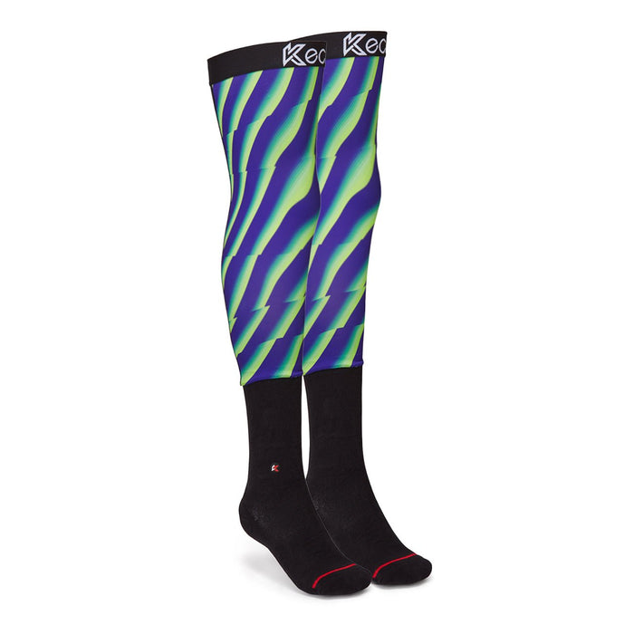 Neon Zebra Moto Sock - Kecks
