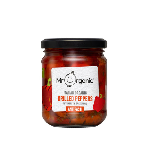 Mr Organic Grilled Peppers Antipasti 190g