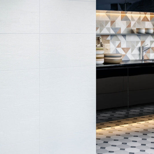 Mundi White 34x66.5 Tile Domino