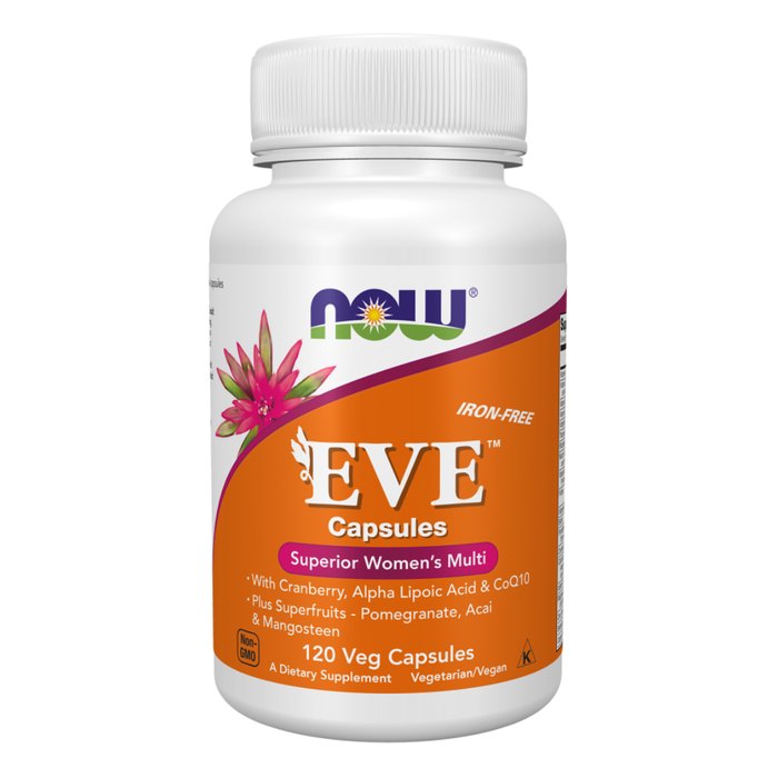 Now EVE™ Women’s Multivitamin 120 Veg Capsules - كبسولات فيتامينات متعددة للنساء (إيف™) ناو - 120 كبسولة نباتية