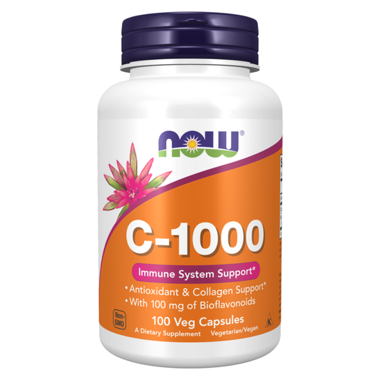Now Vitamin C-1000mg 100 Veg Capsules