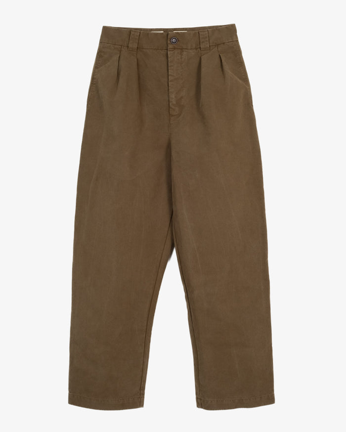 Officer Chino Nebraska Cotton Fossil Green