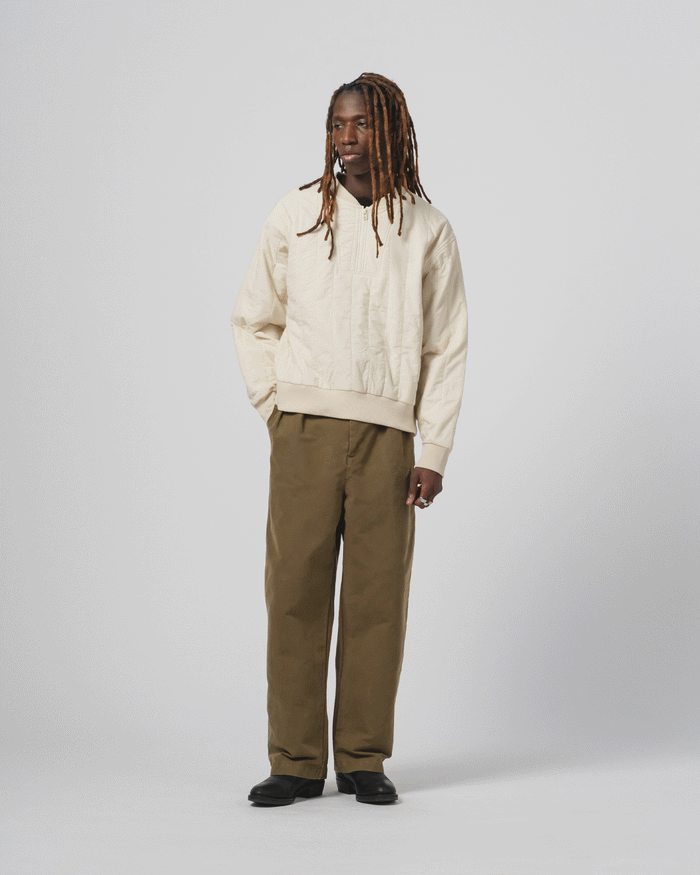 Officer Chino Nebraska Cotton Fossil Green