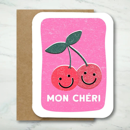 Paper Chain Studios Mon Cheri Greeting Card