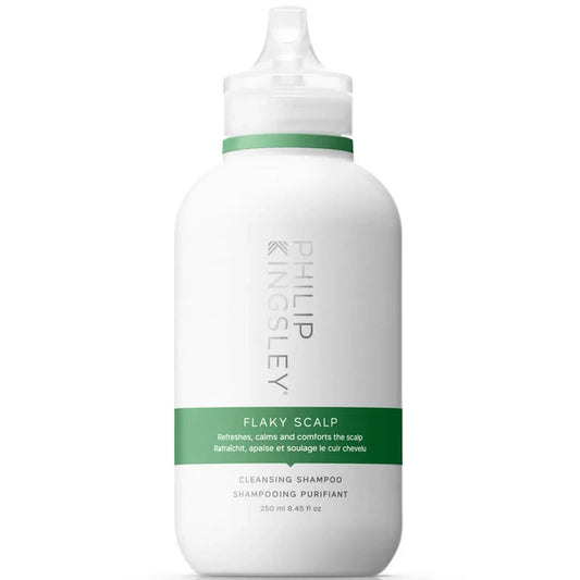 Philip Kingsley Flaky Itchy Scalp Anti-Dandruff Shampoo 250ml bottle, showing the product label and packaging.