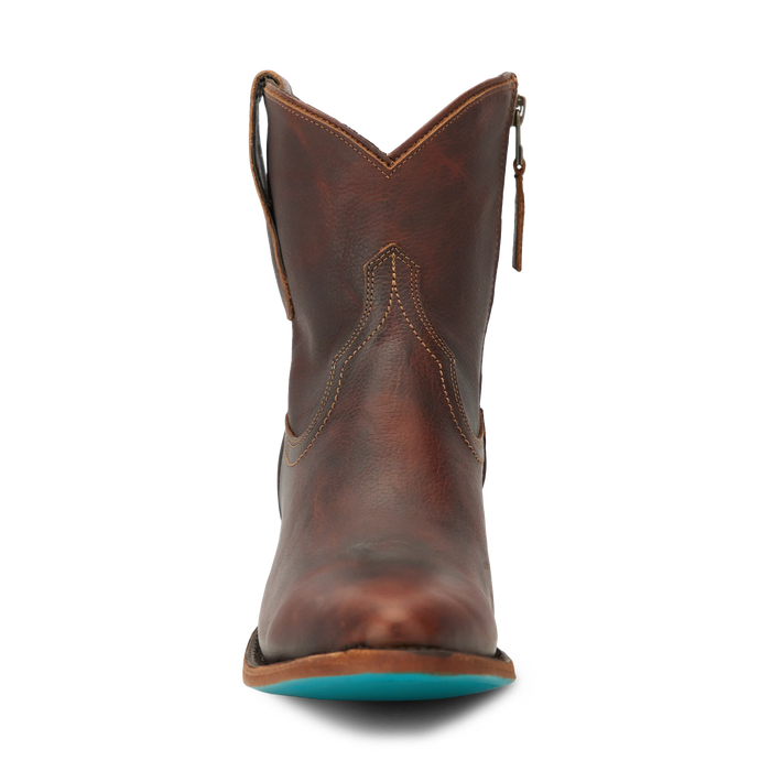 Plain Jane Bootie - Cognac