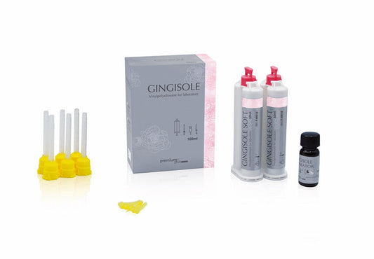 Premium Plus Japan Gingisole Gingival Mask Silicone 2 × 50 mL