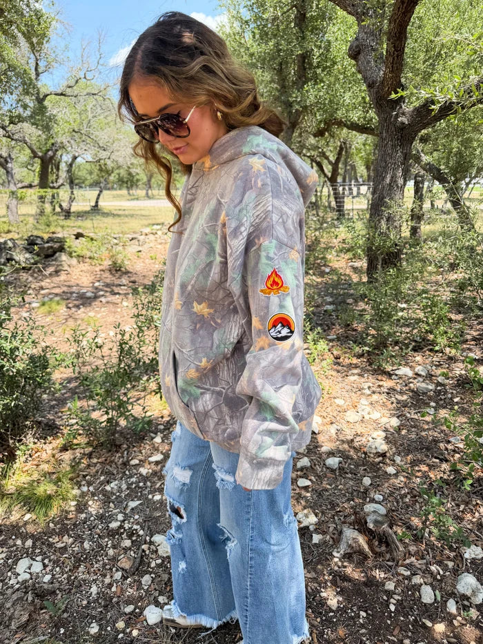 PREORDER:Hidden Trail Camo Weekender Hoodie // eta October
