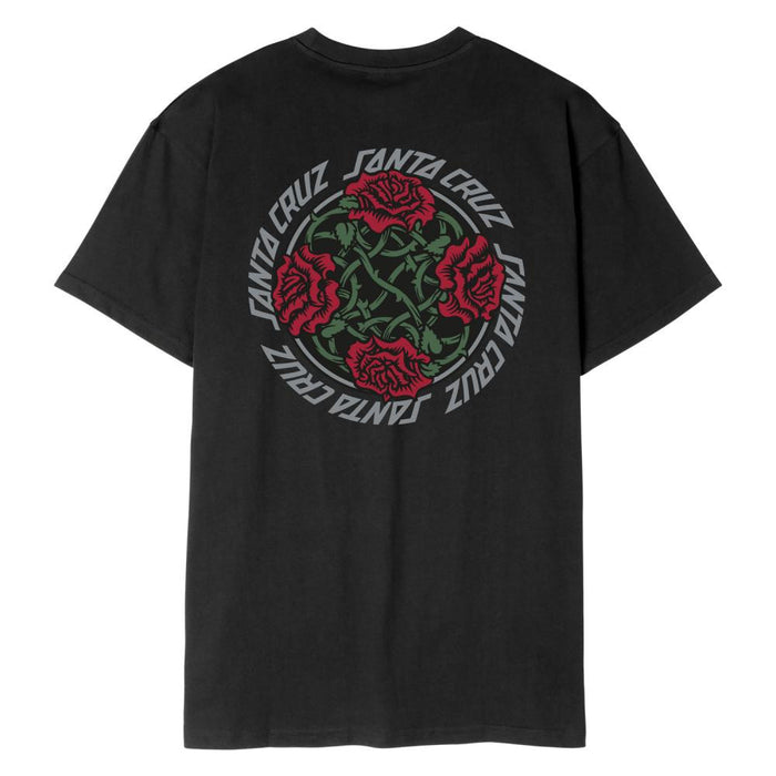 Santa Cruz Dressen Rose Solo T-Shirt Black