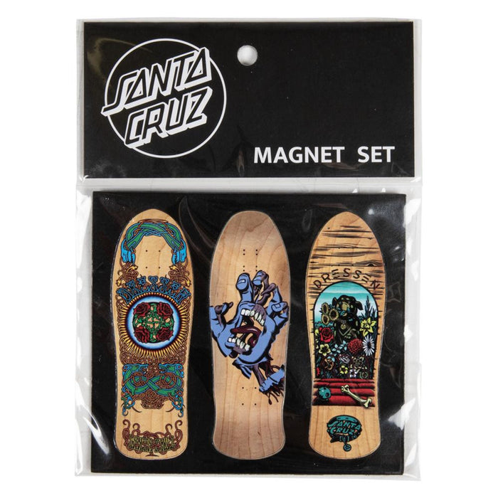 Santa Cruz Skateboard Magnet Set