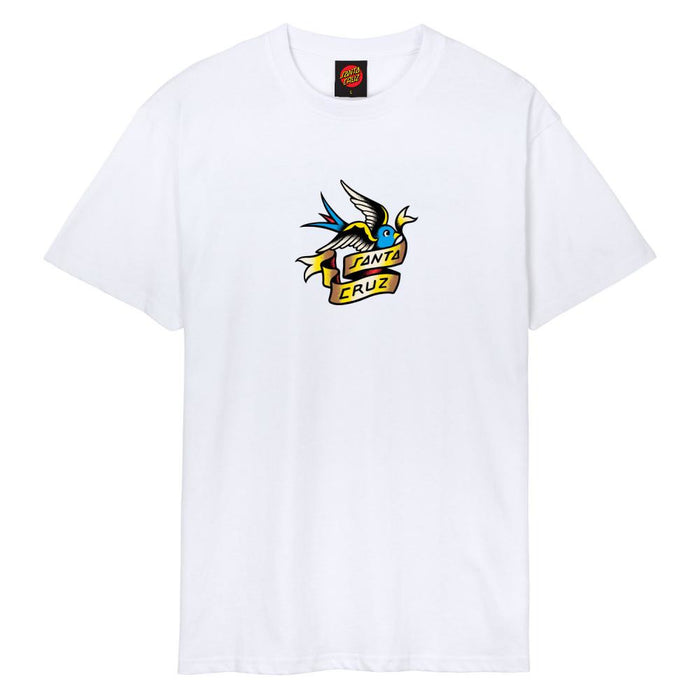 Santa Cruz Sommer Sparrow Front T-Shirt White