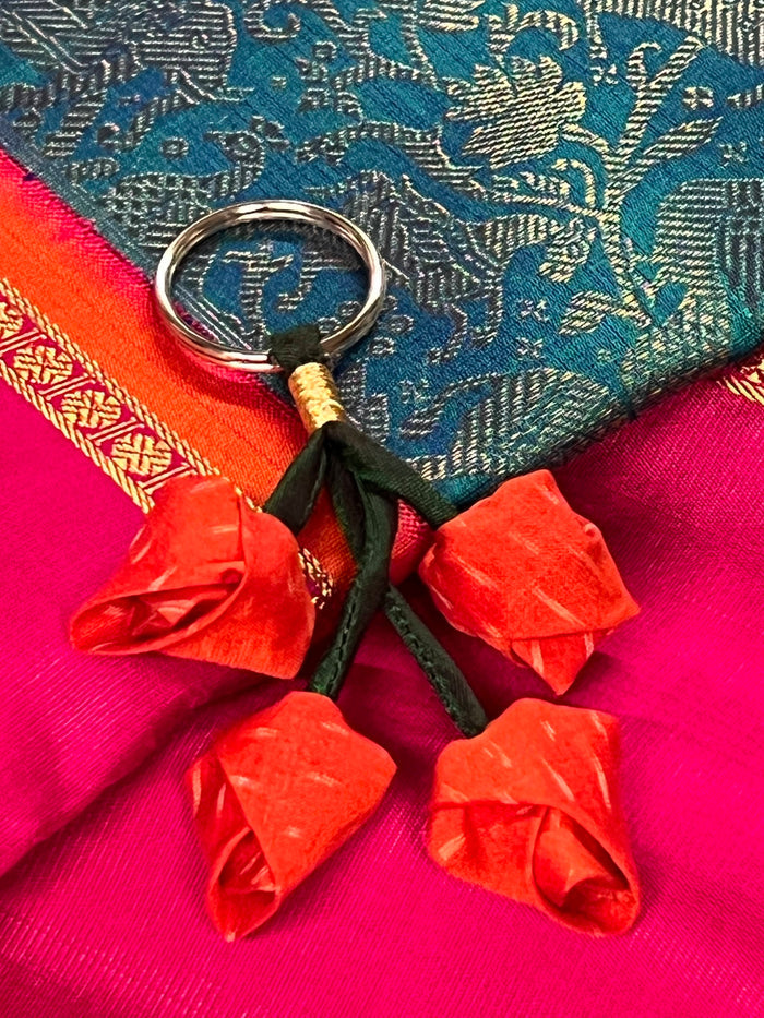 Silk key chains