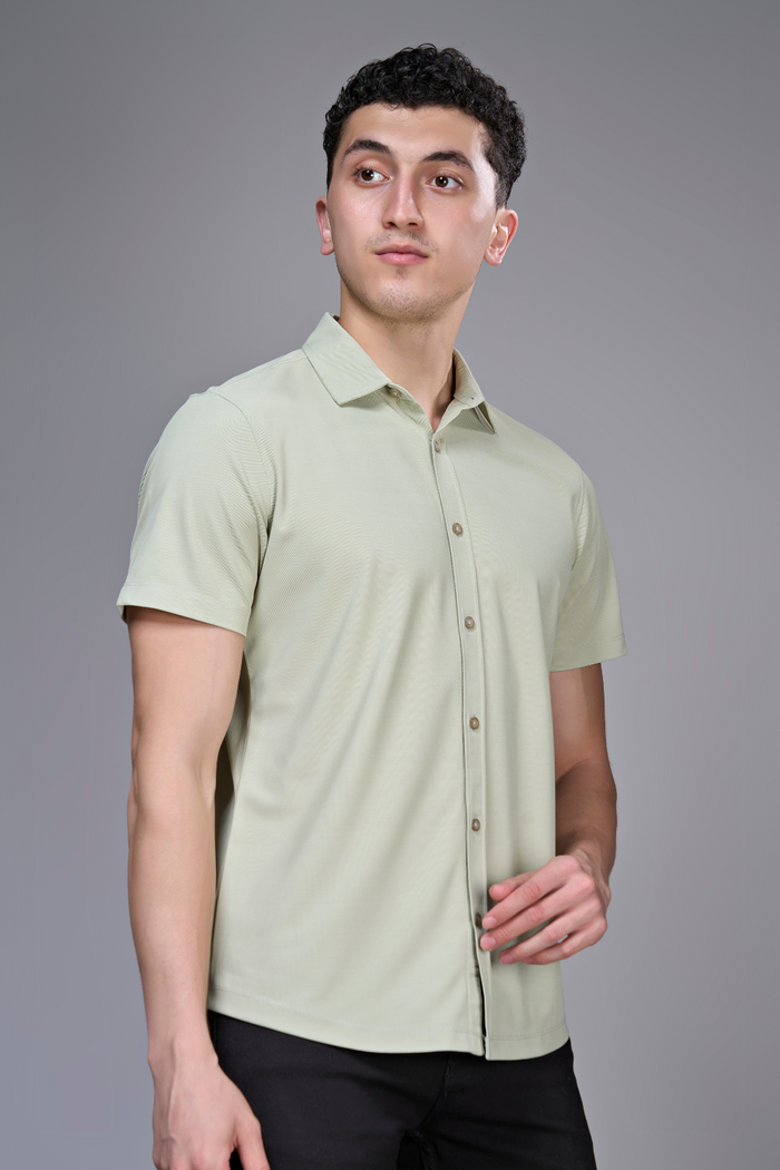 Spring Green Smart Tech Shirt Shirts Maxzone Clothing