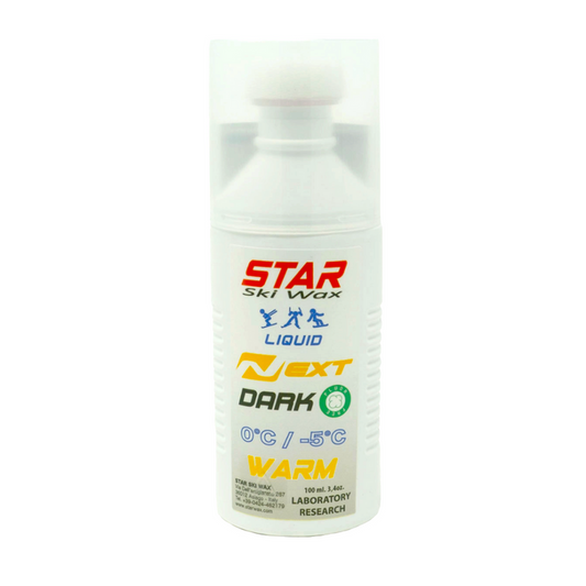 A product picture of the STAR NEXT DARK WARM Fluoro-Free Racing Liquid (Sponge Application) (0C/-5C) | 100ml
