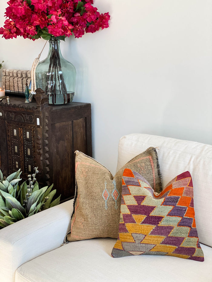 Stone XXII Moroccan Sabra Cactus Silk Pillow