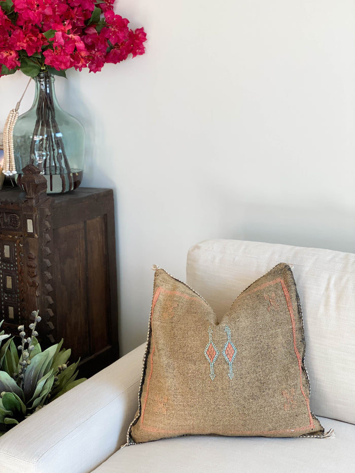 Stone XXII Moroccan Sabra Cactus Silk Pillow
