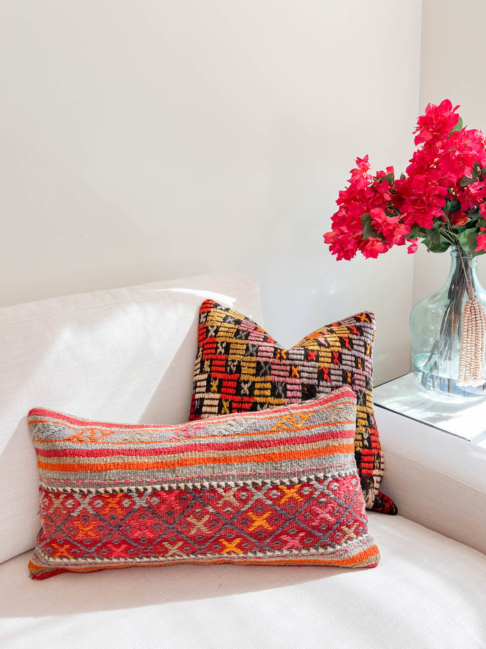 Sunrise Kilim Pillow (12x24)