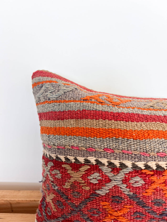 Sunrise Kilim Pillow (12x24)