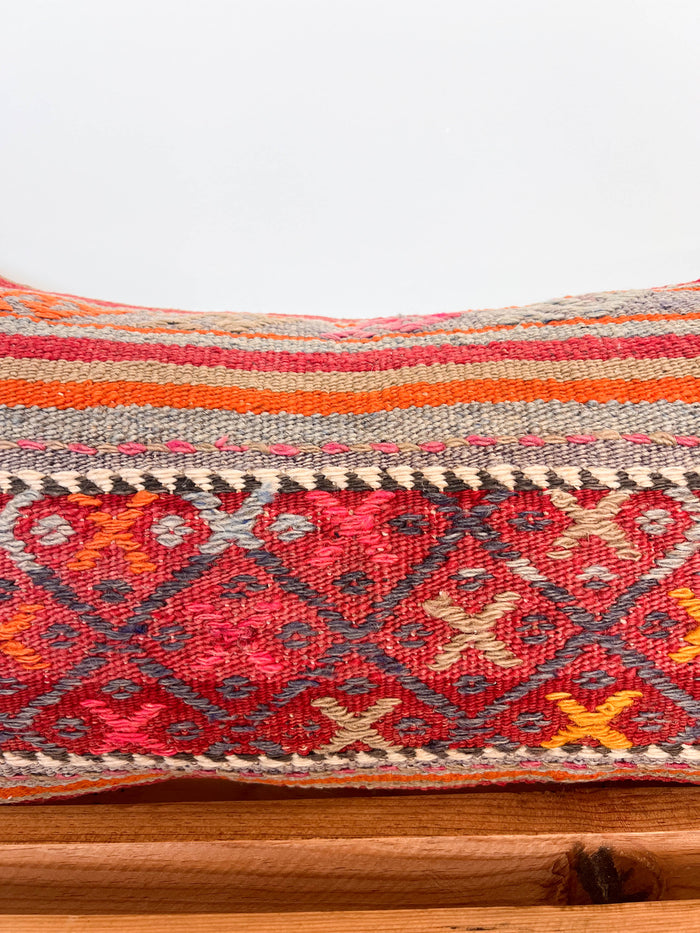 Sunrise Kilim Pillow (12x24)
