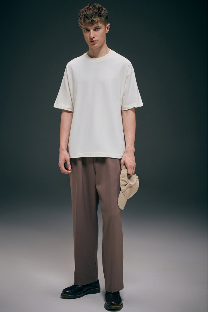 White - Oversized drop shoulder Oversized Maxzone Clothing
