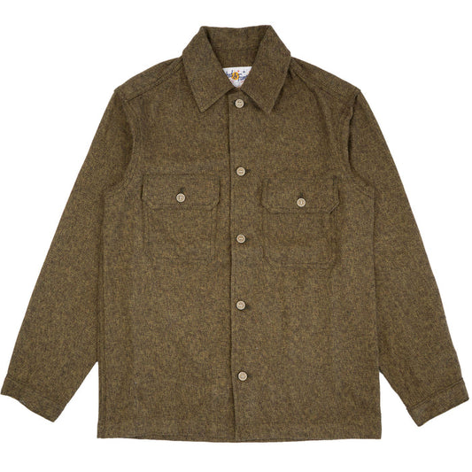 Work Shirt - Herringbone Triple Twist - Forest by Naked & Famous Denim